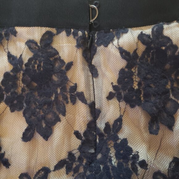 Phillip Lim 3.1 Skirt Navy Wool Lace Illusion Mini 8 - Picture 5 of 7